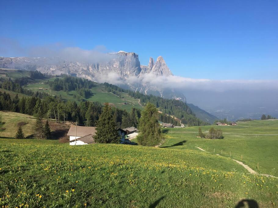 Schoene Ferienwohnung Seis am Schlern Exteriör bild